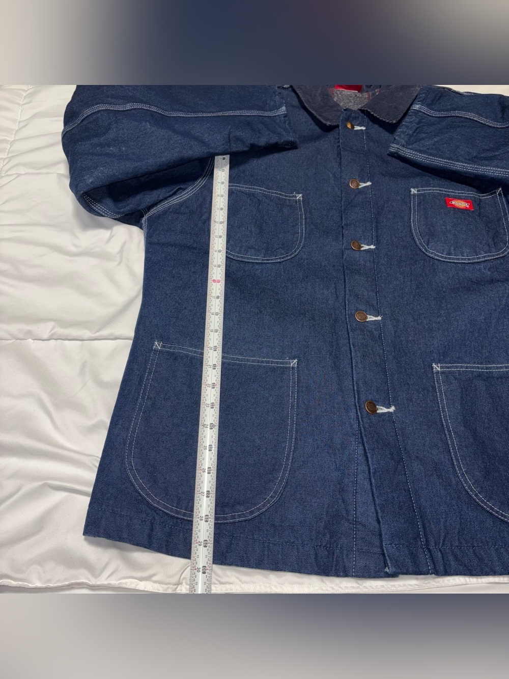 Dickies Blanket Lined Denim Chore Jacket Men’s XL - Picture 4 of 6